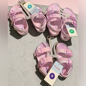 5/$20 kids shoes Mix&Match 
Cat & Jack Light Pink Kids Sandals